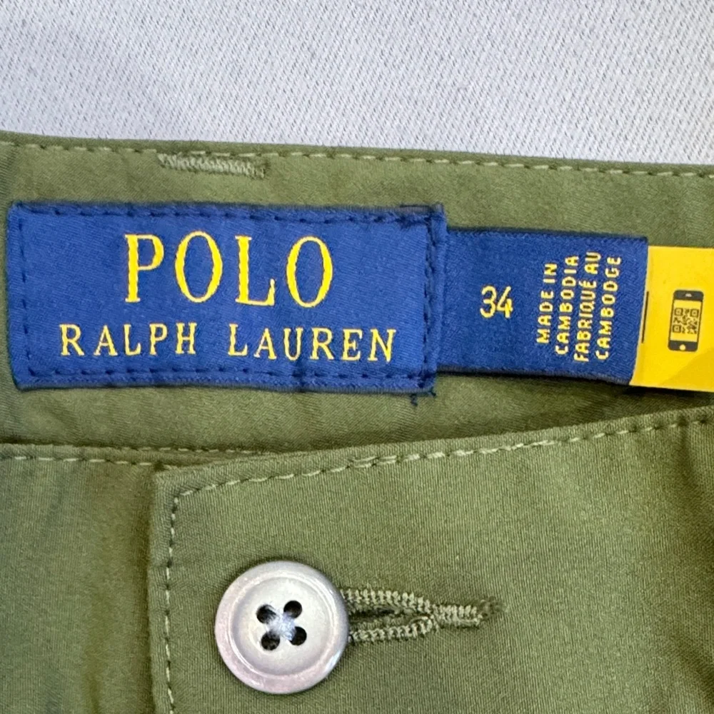 Polo Ralph Lauren 9.5” Swim Trunks | Size 34 | Olive Green | Tailored Swim Short